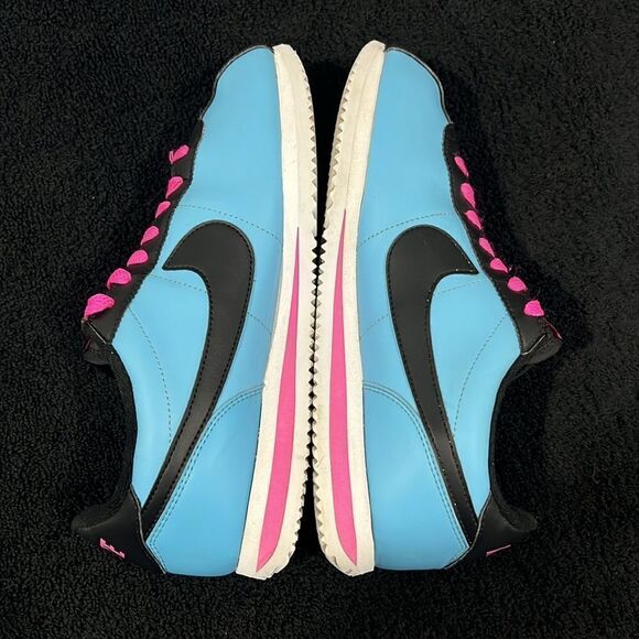 🔥🔥 NIKE CORTEZ Basic Leather “South Beach” 2018 Rare BV2527-400Men Sz 9 - EUC - Picture 8 of 14
